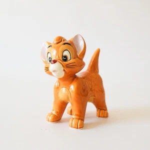 Disney Oliver and Company Keramik Katze Figur Figur 1988 80er Japan Vintage - Bild 1 von 8