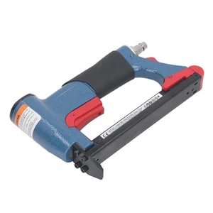 Air Staple Gun 2 Inch Extended Nail Mouth Pneumatic Staple Gun 140 Nails - Picture 1 of 12