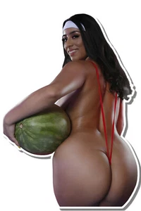 0425 Adesivo Violet Myers, Impermeabile, Laminato, PinUp, Sexy, Latina, Booty - Foto 1 di 2