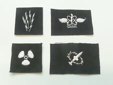 4 GENUINE US NAVY WW2/WWII RATINGS CLOTH BADGES / PATCHES AIRCREW / MISSILE etc