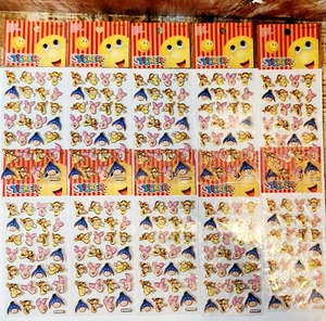 Lotto 10 confezioni adesivi vintage Disney Winnie the Pooh Friends Piglet Eeyore sigillate - Foto 1 di 6