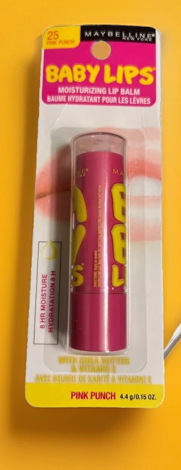 Bálsamo labial hidratante para bebés Maybelline 25 Pink Punch Foto 1 de 1