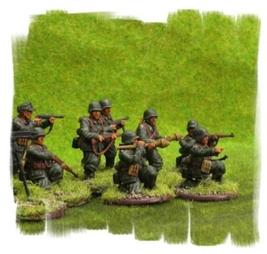 Painted! -  German Grenadier Squad (LMG)  - 28mm WW2 - World War II  Bolt Action - Imagen 1 de 2