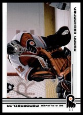 2000-01 Be a Player Memorabilia Roman Cechmanek Rookie Philadelphia Flyers #424