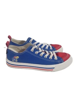 Zapatos de abanico Skicks KU Kansas Jayhawks estilo “Converse” para mujer talla 8 Foto 1 de 4