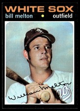 1971 Topps #80 Bill Melton   Baseball Chicago White Sox