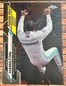 2020 Topps Chrome Formula 1 F1 Racing #138 LEWIS HAMILTON Grand Prix Winner - Picture 1 of 2