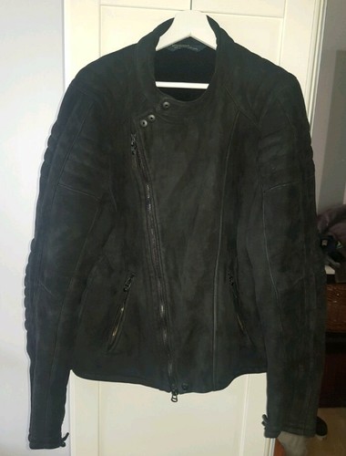 SUPREME Polo PRL giacca biker pelle di pecora classe suprema UK L si adatta anche a una XL?PREZZO CONSIGLIATO £ 980