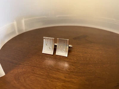 Vintage Anson Sterling Cufflinks 925 Silver - Image 1 of 3