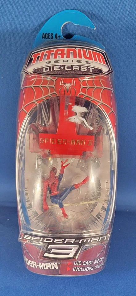 Titanium Series Marvel Spider-man 3 Die Cast Metal 2007 Hasbro