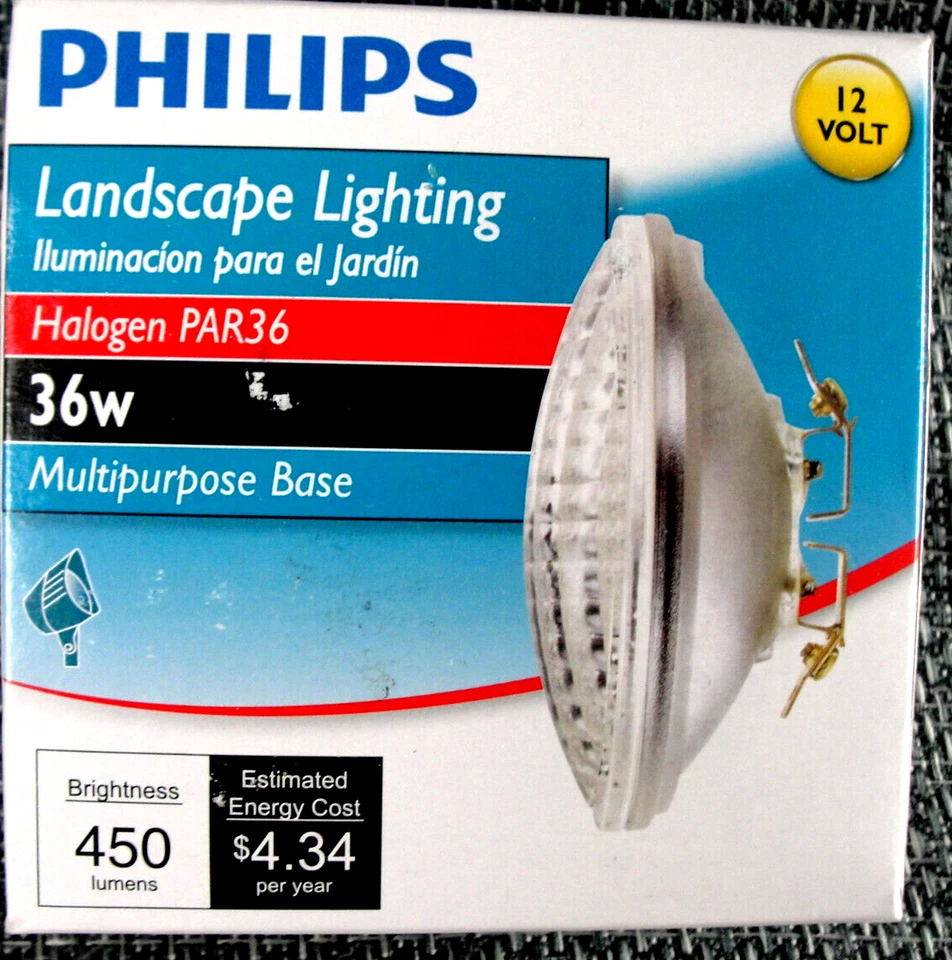 Philips Landscape Lighting Bulb Clear Par36 36W 12V Multipurpose Base - Image 1 of 2