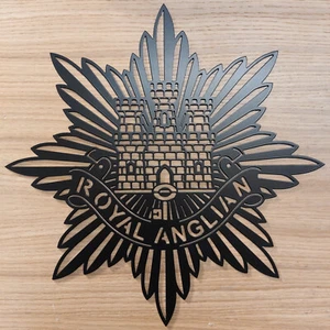 Steel Royal Anglian Badge - Foto 1 di 1