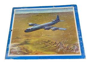 Lockheed Turboprop Electra Vintage 14 X 11 Puzzle 1960 "RARE" - Bild 1 von 10