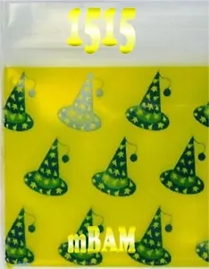 100 CONFEZIONI 1515 CAPPELLI MAGO MAGO Sacchetti Apple Zip 1,5X1,5" Mini SACCHETTI - Foto 1 di 16
