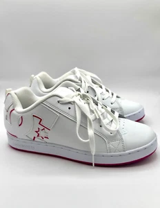DC Shoe Co Court Graffik weiß pink Modell 300678 Damen 10,5 US - Bild 1 von 8