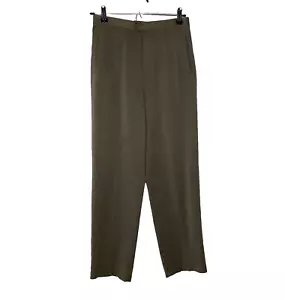 Dress Barn Womens Brown Dress Pants Trouser Size 6P High Rise Flat Front USA - Picture 1 of 7