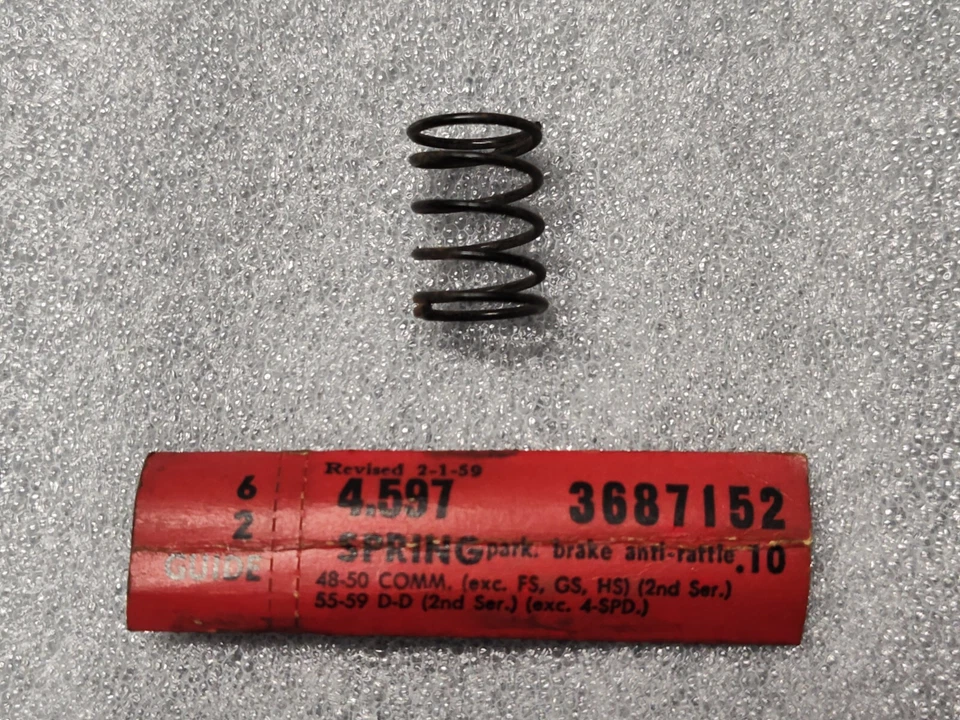 NOS GM # 3687152 Spring - Parking Brake Chevrolet Truck appl 1948-59 - Изображение 1 из 1