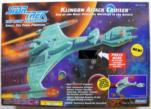 STAR TREK TNG KLINGON ATTACK CRUISER THE NEXT GENERATION PLAYMATES 1993 MIB - Picture 1 of 1