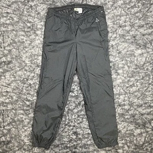 Nike ACG Striped Track Pants Mens Size L Black Ankle Zip Athletic Vintage 90s - Picture 1 of 12