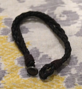 LN! Pulsera de cuero trenzado Abercrombie & Fitch Hombre niño Mujer unisex - Imagen 1 de 1