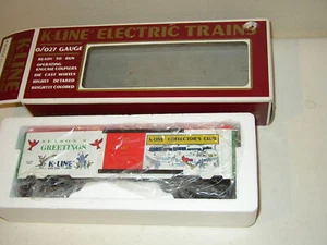 K line 1993 Christmas Box Car Collector Club K90004 LNIB KCC X-MAS - Picture 1 of 4