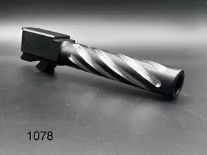 GL0CK 19 Barrel MATCH Replacement G19 GEN 1-5 Spiral Black 1078 - Picture 1 of 1