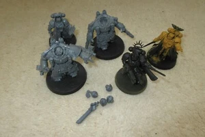 WARHAMMER 40K SPACE MARINE CENTURION librarian captain 5 figures  joblot - Picture 1 of 8
