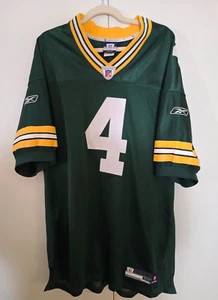 Brett Farve Green Bay Packers Number 4 Authentic Reebok Jersey Size 54 - Picture 1 of 12