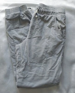 Cat and Jack Boys Drawsting Jogger Pants Size 16 Gray Lined Elastic Waist~ Used - Picture 1 of 8