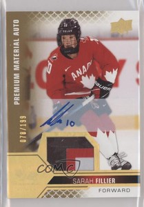 2022 Upper Deck Team Canada Juniors Women's WC /199 Sarah Fillier #45 Patch Auto