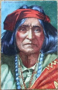 Postkarte Indianer 1927: Chief Thunderird - Navajo - Bild 1 von 1
