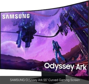 SAMSUNG Odyssey Ark 55-Inch Curved Gaming Screen, 4K UHD 165Hz 1ms (GTG) Quantum - Picture 1 of 8