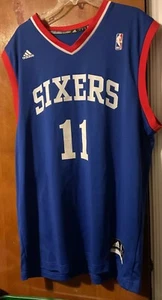 Camiseta deportiva de baloncesto Adidas Jrue Holiday Philadelphia 76ers Sixers azul NBA grande L - Imagen 1 de 20