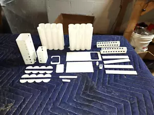 3D Printed N Scale 16 Silo Concrete Grain Elevator W/Single Track Or Truck Shed. - Picture 1 of 12
