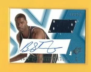 D19104 2001-02 SPx #95A Brandon Armstrong RC AUTOGRAPH JERSEY #730/800 - Picture 1 of 1