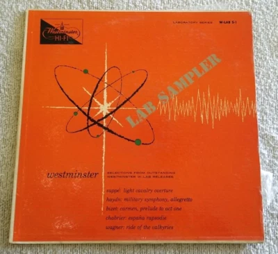 Various ‎– Westminster Lab Sampler W-LAB S-1/LP, Sampler 1956/Classical Romantic - Image 1 of 4