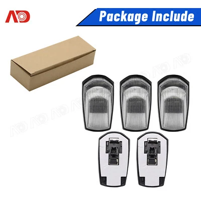 Luz de techo LED blanca lente ahumada para Ford F250 F350 Super Duty 2017-2022 5x Foto 1 de 4