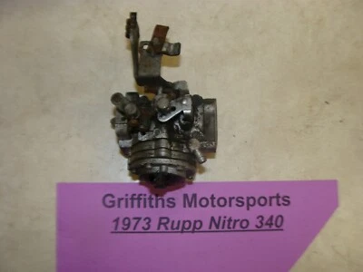1973 RUPP NITRO 340 fan 400? oem Tillotson carb carburetor - Image 1 of 4