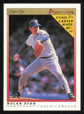 1991 O-Pee-Chee Premier #102 Nolan Ryan