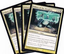 4 x Pillory of the Sleepless common enchantment from Guildpact (MTG)