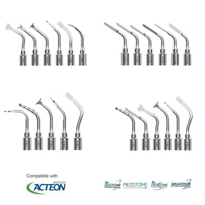 Dental Ultrasonic Piezo Surgery Tip Fit Satelec Acteon Piezotome 2 Cube Solo LED - Image 1 of 4