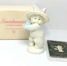 Snowbunnies Bonnets & Bows Department 56 Snowbabies 2003 Retired NEW IN BOX