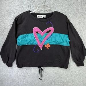 Suéter Vintage Emporio Gitano Mujer Grande Corazón Pullover Cordón Años 80 90 - Imagen 1 de 15
