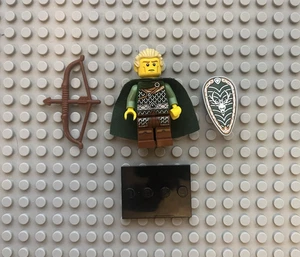 Lego Elf Series 3 Collectible Minifigure w/ Stand Bow Shield Cape col03-9 - Picture 1 of 6