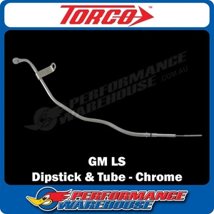 GM LS Gen.3/4 LS1 LS2 LS3 LSX Chrome Steel Engine Oil Dipstick - Picture 1 of 2