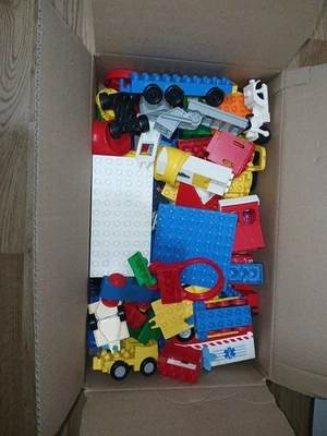 LEGO DUPLO 2kg Mixed Bundle Job Lot Bricks Pieces Vehicles TRAINS SPARES BOX 888 - Image 1 of 4