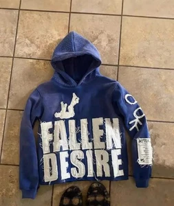 FALLEN DESIRE Y2K HOODIE - Picture 1 of 2