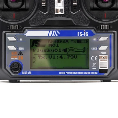 Flysky FS-i6 AFHDS 2A 2 4GHz 6-Kanal-Funksystem-Sender Für RC-Hubschrauber - Bild 1 von 4