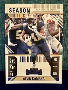 Boleto de temporada 2024 Panini Contenders #71 Alvin Kamara venta al por menor - Imagen 1 de 3
