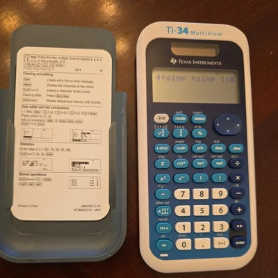 Texas Instruments TI-34 MultiView Scientific Calculator - Image 1 of 4